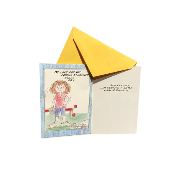 42 New Funny Vintage Characters Love Relationships Birthday Greeting Cards Env - Picture 3 of 10